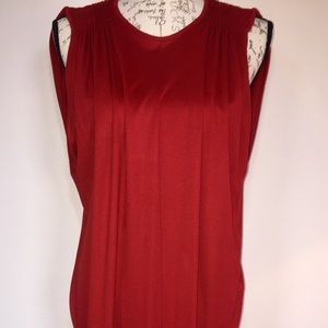 Stella McCartney red jersey knit dress